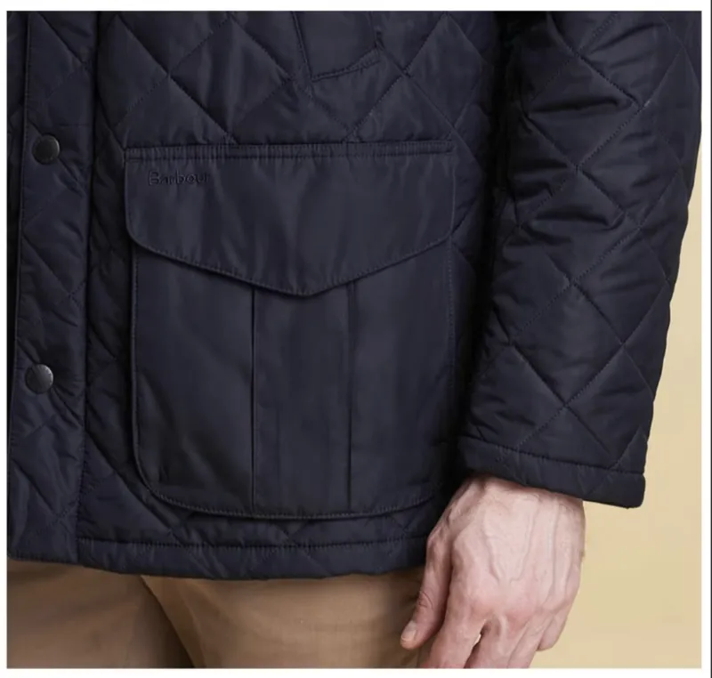 Barbour Devon Quilt Navy Jacket-1